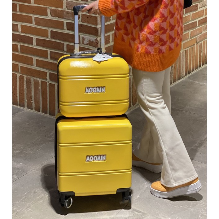MOOMIN 무민 레디백 기내용 18인치 확장형 미니캐리어 2종세트