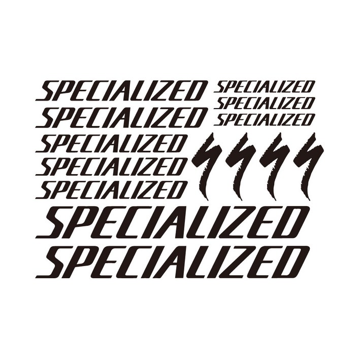 자전거 프레임 스티커 SPECIALIZED 로고 방수스티커 자전거 프레임 스티커 SPECIALIZED 로고 방수스티커