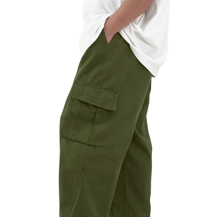 2XL-6XL 블루제이 코튼 다트 와이드핏 빅사이즈 카고팬츠