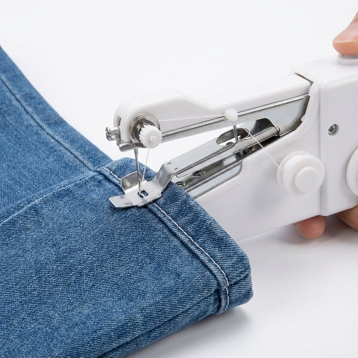 NEONARA 가정용 미니 핸드 미싱기 2개, 화이트, 핸드미싱기Living04