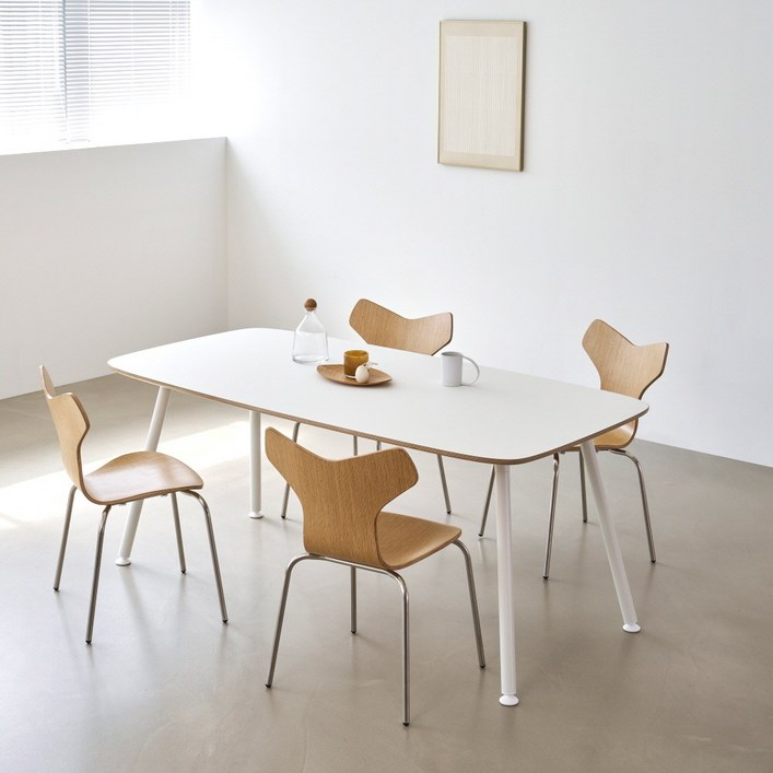 두닷 콰트로 에어 페닉스 식탁 테이블 1600×900, 에어화이트에어화이트