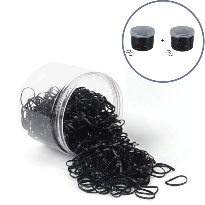 웜네스트 대용량 머리끈 머리고무줄 1000개