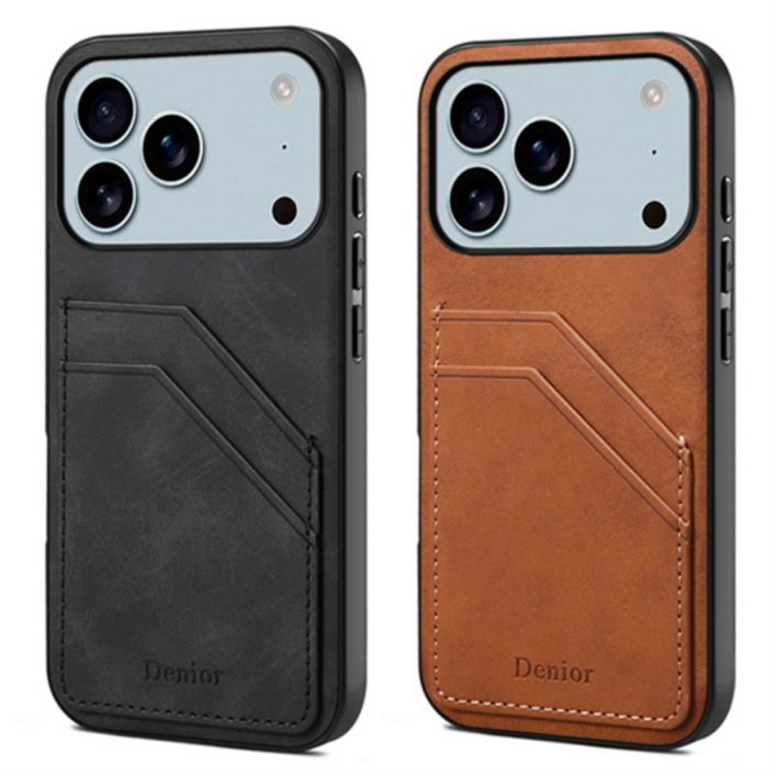 아이폰17 17에어 17프로 17프로맥스 빈티지가죽 카드수납 핸드폰 케이스