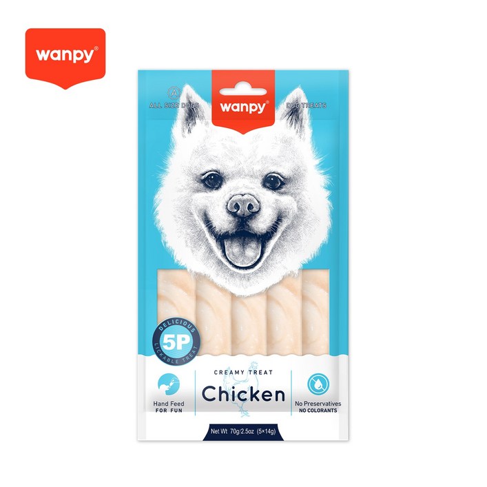 완피독크리미퓨레치킨연어 5P, 10개, 70g, 치킨