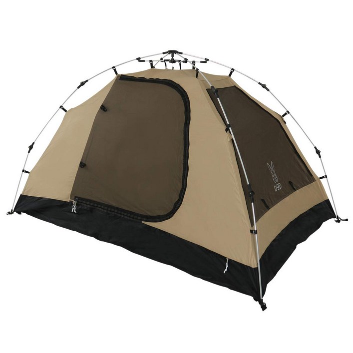 DOD 캥거루 텐트 2인 캠핑  하이킹 S 100 코튼 원단 원터치 구조접지 시트 포함 T2616TN