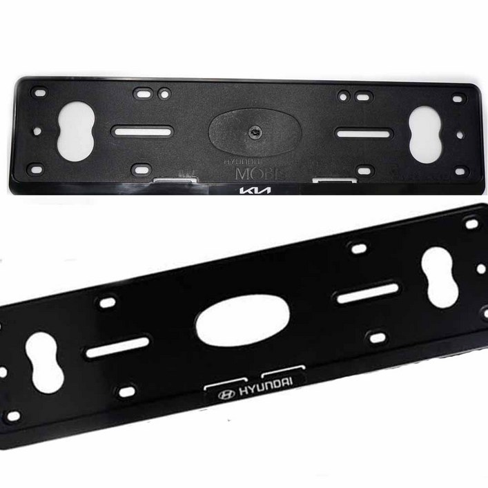 모비스 플라스틱 번호판 가드 2p 현대기아 순정품, 1세트