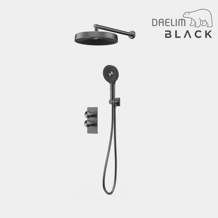 대림바스 블랙시리즈 COLUMN 컬럼 매립수전 건메탈