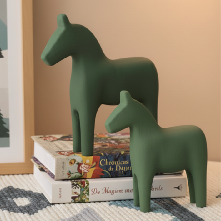 비비드 말조각상 달라호스 오브제 장식품 말띠