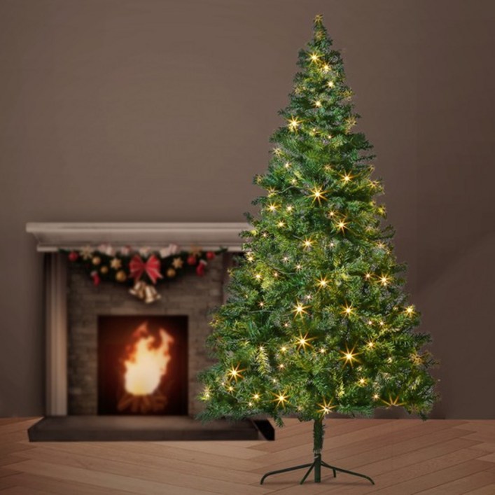 크리스마스 스카치 무장식트리 210cm  전구증정