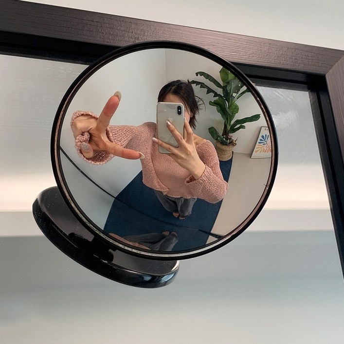 감성백볼록거울 인테리어 룸미러 미니 오목렌즈 흡착