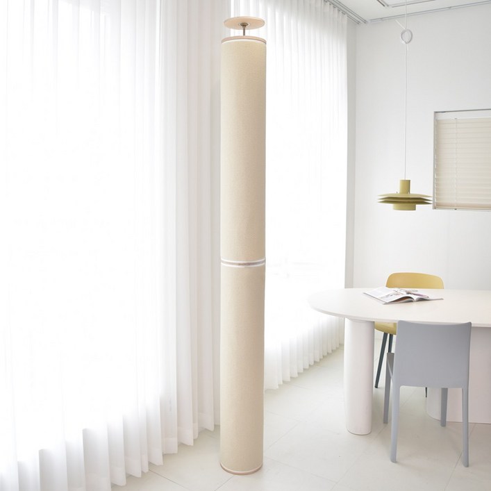 캣트럴파크 본능적타워 고양이 수직 스크래쳐 캣타워 2단 기본구성 발판없음 226cm-245cm