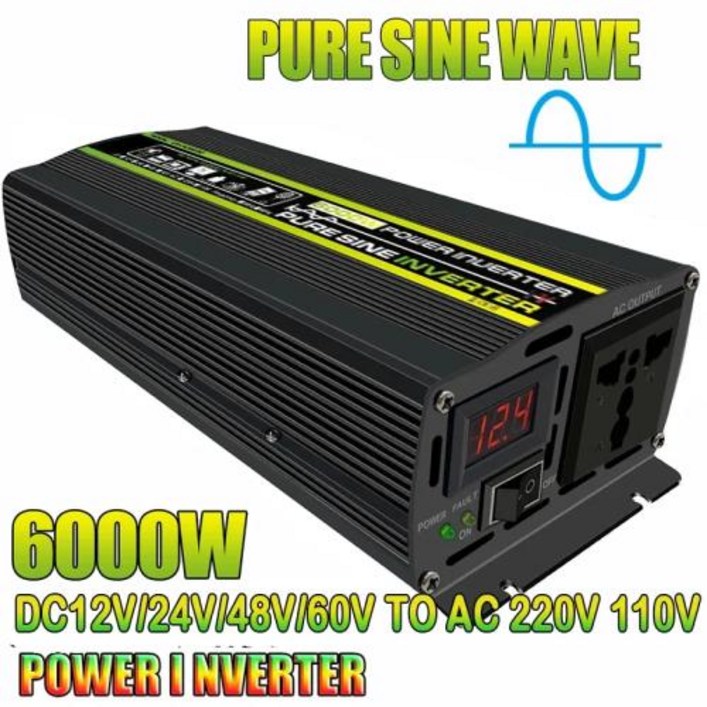 순수 사인파 인버터 10000W 12000W DC12V 24V 48V to 220V 110V 자동차 태양열 시스템 가정용 야외 RV 순수 사인파 인버터 10000W 12000W DC12V 24V 48V to 220V 110V 자동차 태양열 시스템 가정용 야외 RV