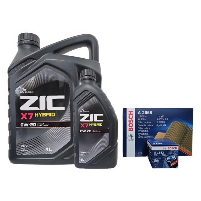 그랜저 IG 2.4 HEV 하이브리드 20172021, 지크 하이브리드 0W20 4리터  1리터  보쉬필터세트