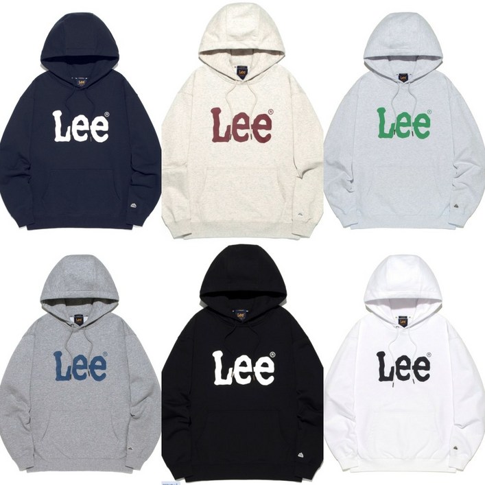 국내매장판 리 LEE 상의빅 트위치 로고 후드 티셔츠 색상 6종