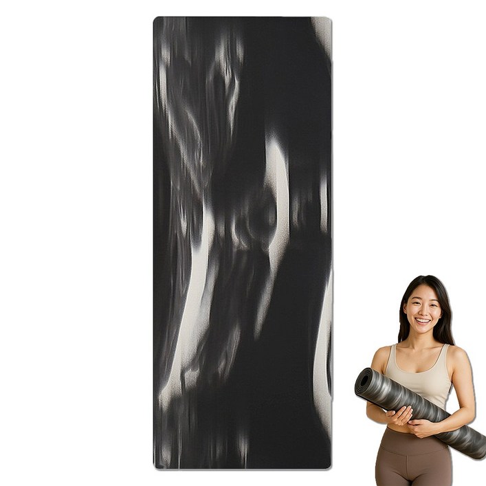 헬로우준 프리미엄 천연고무 PU 전문가용 요가매트  전용보관가방