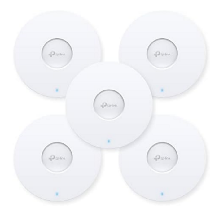 WIFI6 확장 무선 AP 5개입 벽 천장형 슬림 어댑터 미포 EAP613 5팩, 5개