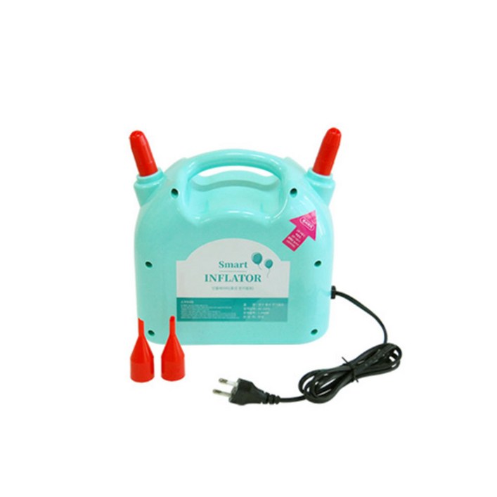 파티쇼 스마트 2구 인플레이터 풍선 공기 주입 주입기 파티 장식 소품