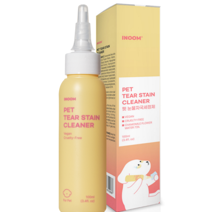 이눔 꽃수 73 눈가얼룩  눈꼽 냄새제거 강아지 눈물자국 세정제