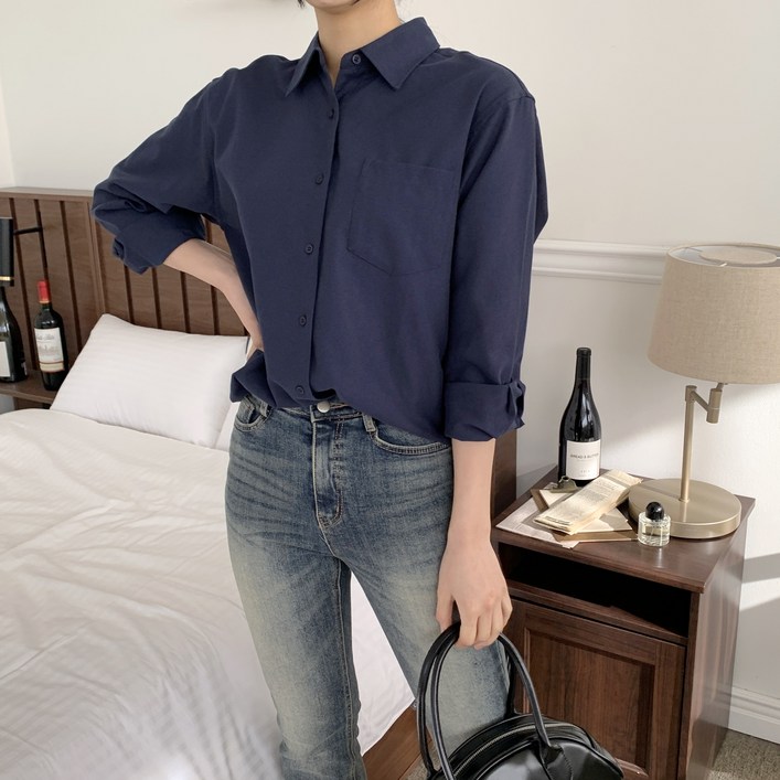 플루터 여성 옥스포드 셔츠 10컬러 SXL 빅사이즈