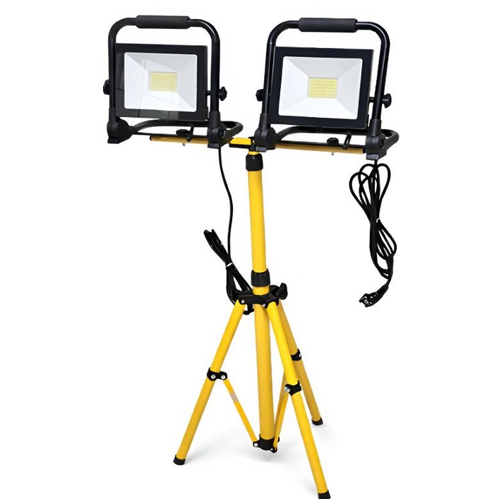 멀티멀타 LED 전문가용 투광기 써치 후레쉬 랜턴 2in1 유선 s11104 스탠드, 1개, 단일