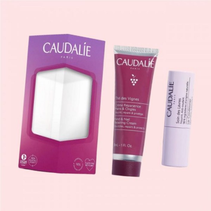 꼬달리 브랜드마크 머스크향 테 드 비뉴 핸드앤립 듀오 세트 핸드크림30ml립컨디셔너4.5g 4169401