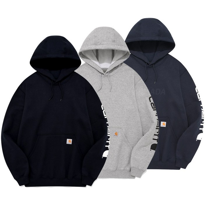 칼하트 K288 미드웨이트 로고 후드티