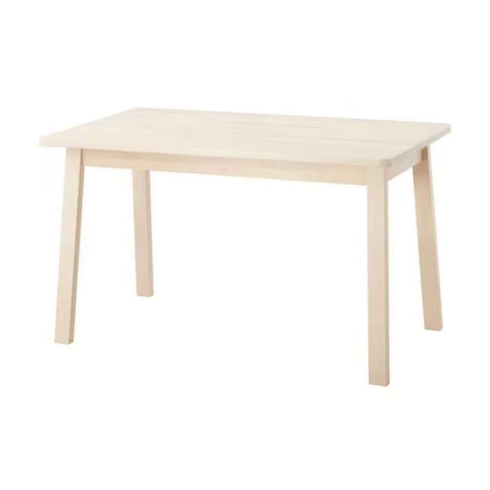 이케아 NORRÅKER 노로케르 테이블 자작나무 125x74cm 704.289.80