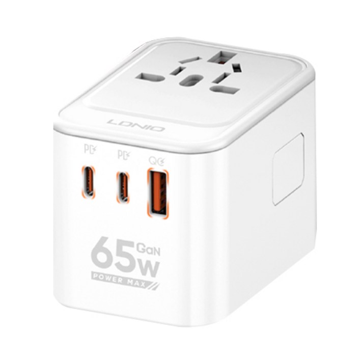 LDNIO GaN PD65W 해외 여행용 어댑터 초고속 멀티 충전기