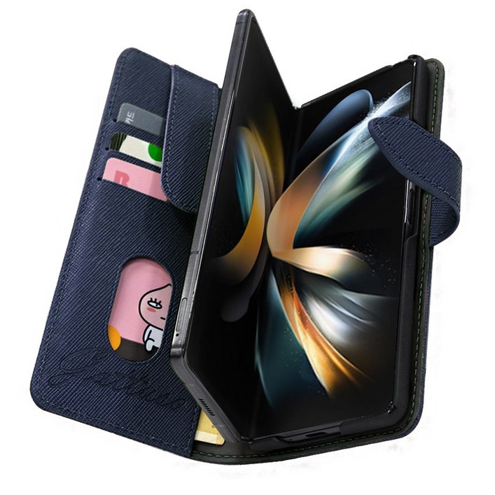 카투소 페르필스 소가죽 갤럭시 Z 폴드 7 6 5 4 3 2 1 다이어리형 핸드폰 케이스