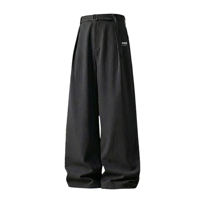 지프스피릿 핀턱 와이드 밴딩 슬랙스 OK2543