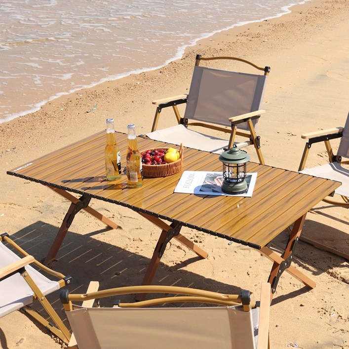 한정 재고정리 접이식 캠핑 테이블 120 90CM