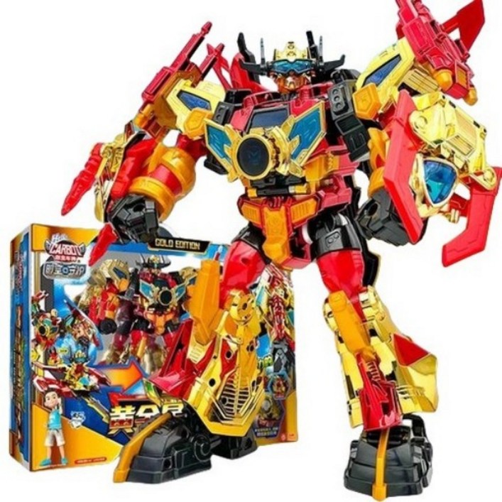 헬로카봇 황금특공대 유니크루저 3단변신 로봇장난감