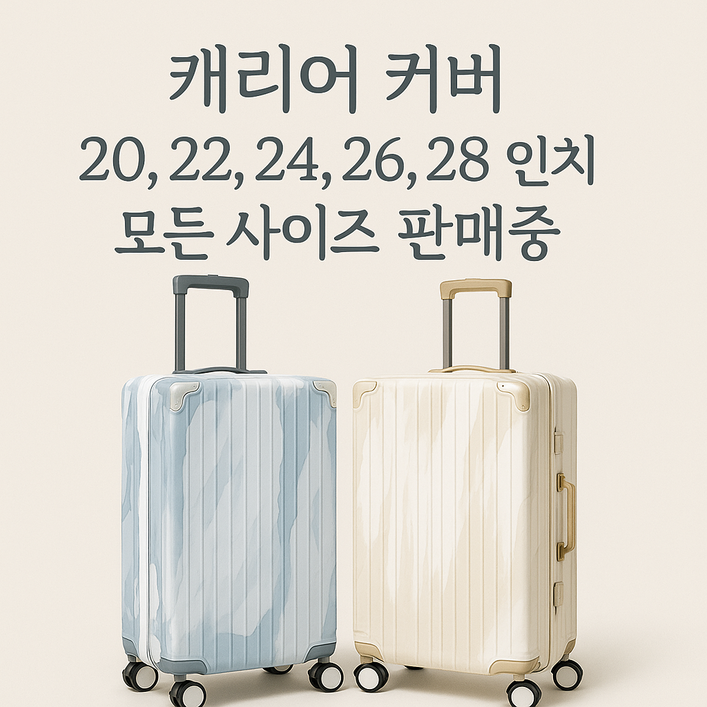 다잇대 초간편 탈부착 방수 여행용 캐리어 커버