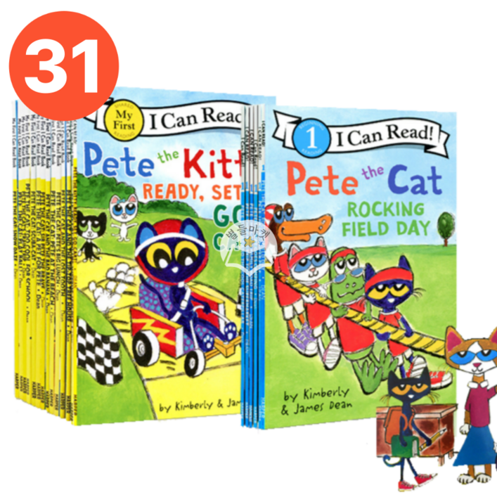 [국내 무배] 아이캔리드 피트더캣 31권 I Can Read Pete The Cat 영어원서 음원제공