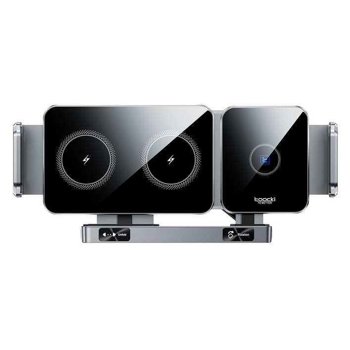 Toocki z폴드 플립 대화면 호환 무선충전 차량용 핸드폰거치대