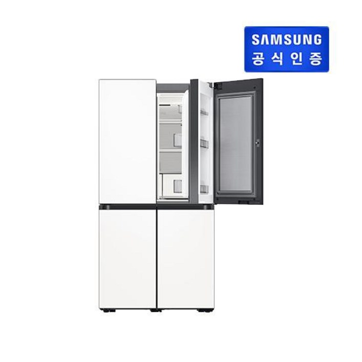 22년 NEW 삼성 비스포크 냉장고 5도어 글라스 RF85B92K1AP, 복합 - 쇼핑앤샵