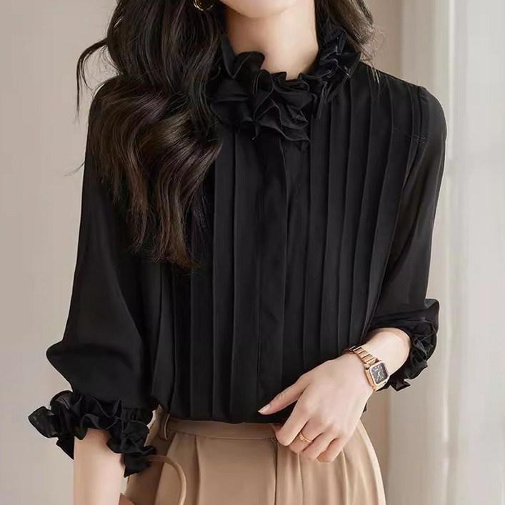 레일라 폴링 컬렉션 긴팔 블라우스 S250826FW1