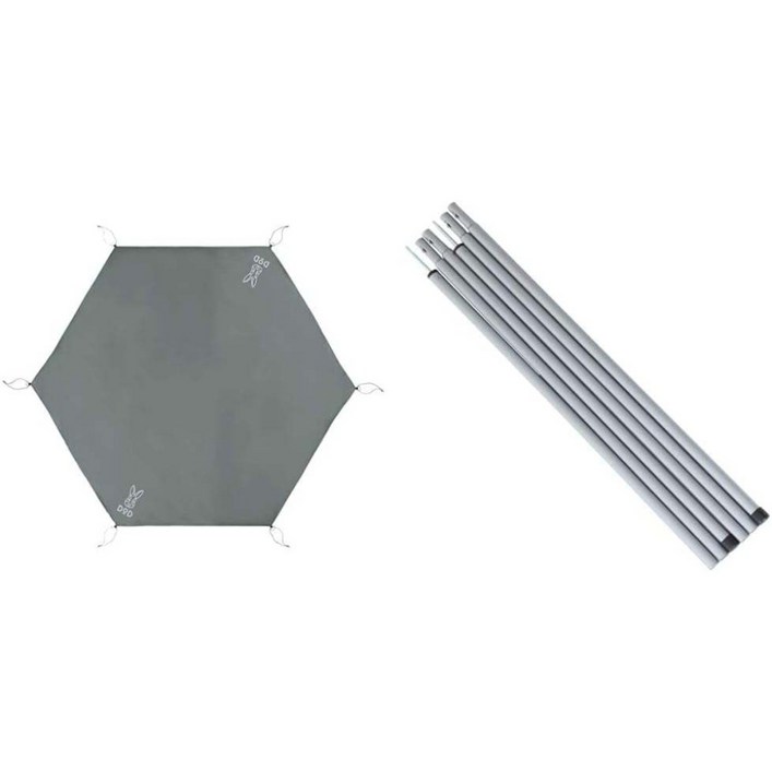 DOD 디오디 원폴 텐트 SML용 그라운드 시트 일본