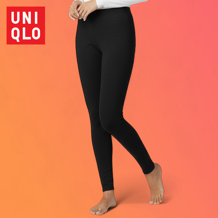 유니클로 여성 히트텍 레깅스 발열 내복 타이즈  보관 파우치