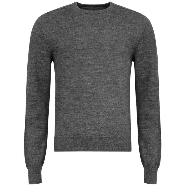 메종 마르지엘라 엘보 패치 울 스웨터