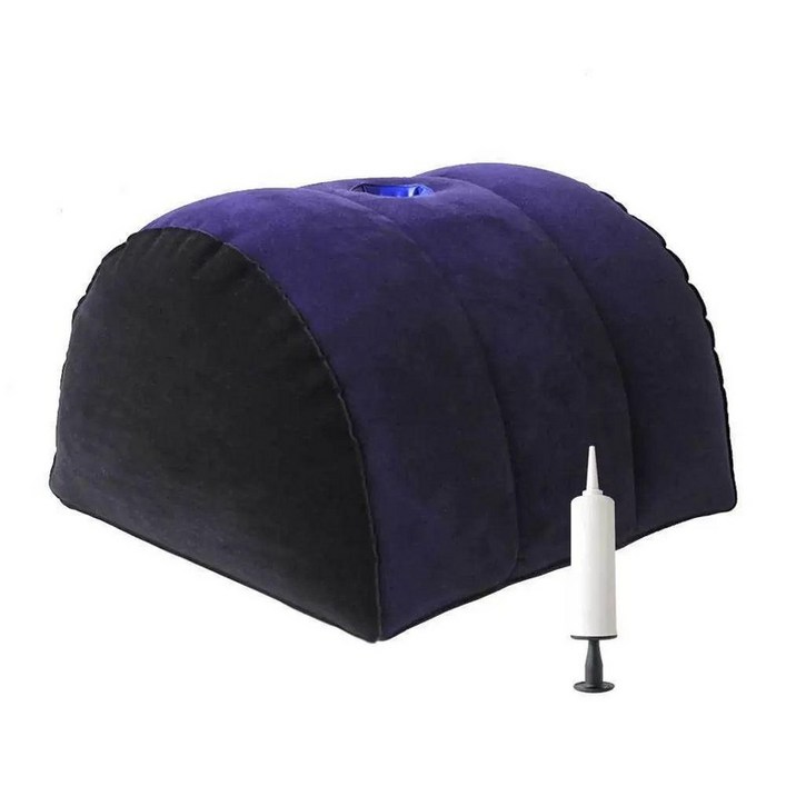 휴대용 에어 등받이 허리쿠션 침대헤드 공기주입 허리받침대