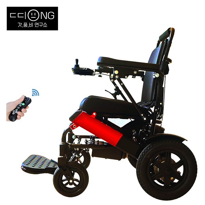전동 휠체어 접이식 경량 장애인 노인 어르신 전동차 SG70 12AH, 1개