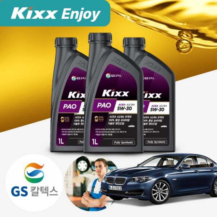 BMW F10 528i 1017 N52 KIXX PAO A3B4 5W30 엔진오일 1L