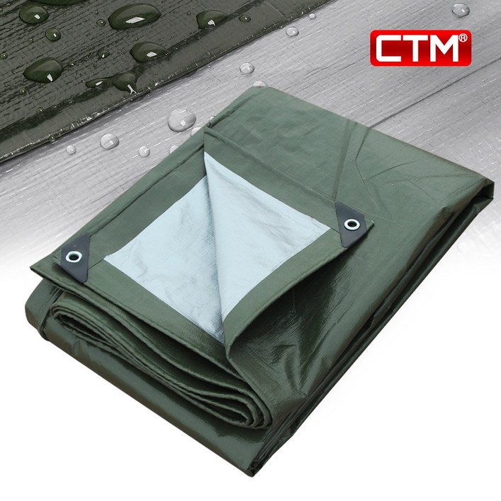 CTM 그라운드시트 텐트 방수포 캠핑 타프 타포린 천막 방수 바닥 양면코팅 대형 시트 풋프린트 깔개