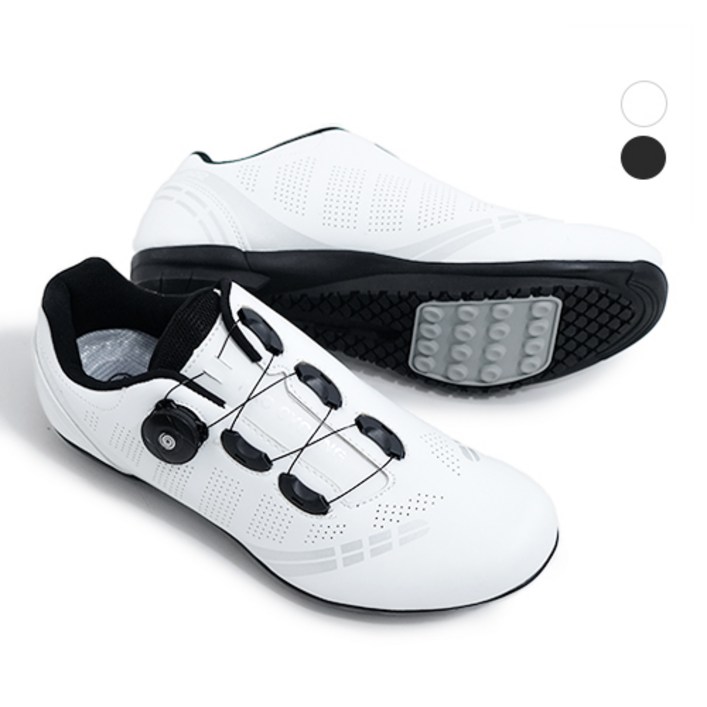 SUB22 경량 평페달 자전거신발 사이클 슈즈 고급형, 265, 화이트