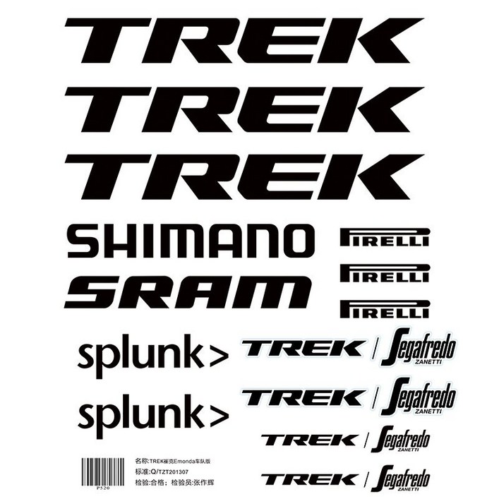 트렉 에몬다 팀 버전 자전거 스티커 자전거용품 장식 방수 프레임 로드 바이크 데칼 꾸미기