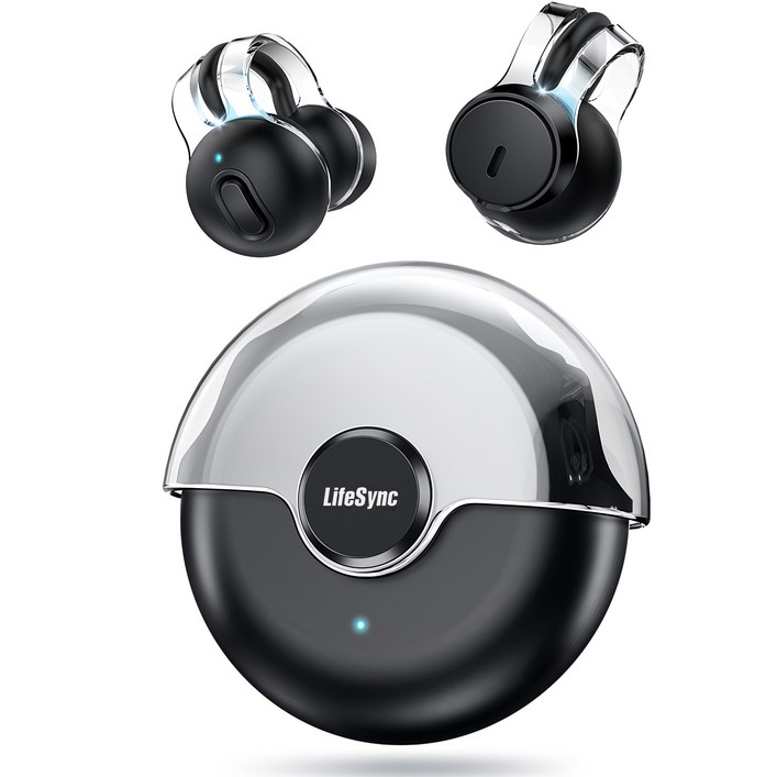 LifeSync 블루투스 이어폰 노이즈 캔슬링 커널형 무선 방수 오픈  귀걸이형 블루투스 헤드폰 자동페어링