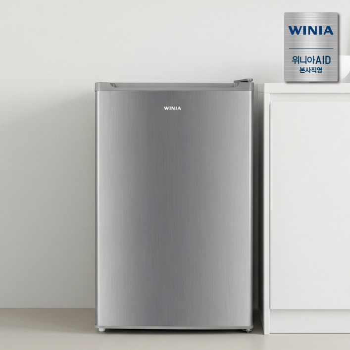 위니아 122리터 1도어 냉장고 RAE112TW1MT9 일반 원룸 가정용 사무실 오피스텔
