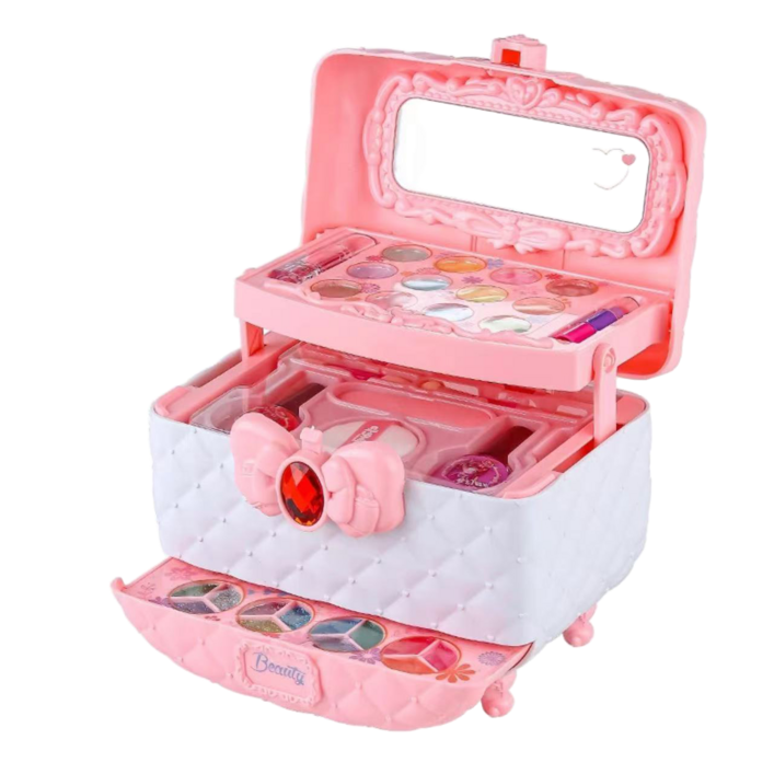 키즈뷰티 프로페셔널 장남감 메이크업 박스 화장품 화장놀이 세트