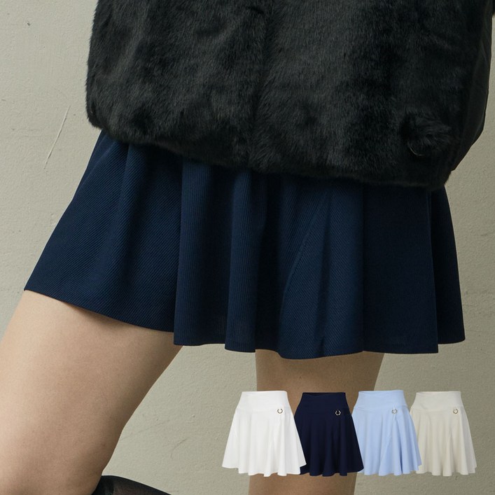 페르시안캣 스판 밴딩 플레어 스커트 P52WSK52